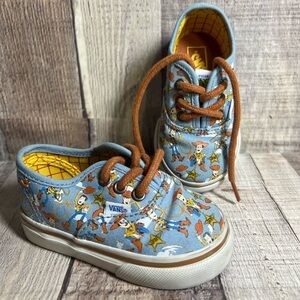 SOLD Vans Toddler Size 4 Infants Toddle Pixar Toy Story Disney Woody Andy Shoes